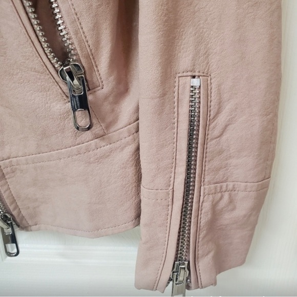Zara Pink Leather Jacket - Picture 10 of 10